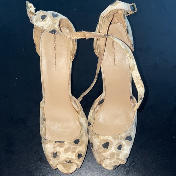 Zara spring summer 2013 platform fabric heel - Picture 6 of 6